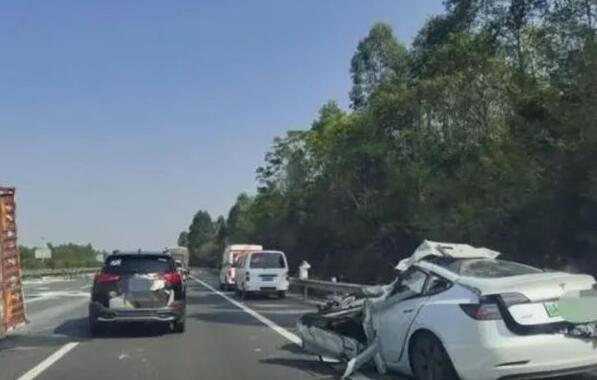 特斯拉高速追尾大貨車 司機身亡