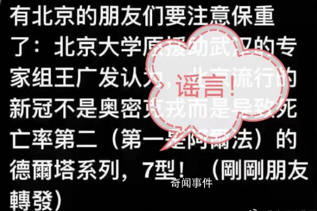 北京流行毒株為德爾塔?專家辟謠