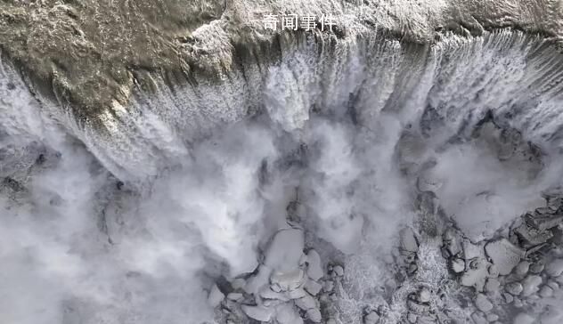 尼亞加拉大瀑布部分凍結蔚為壯觀 美國冬季風暴至65人死亡