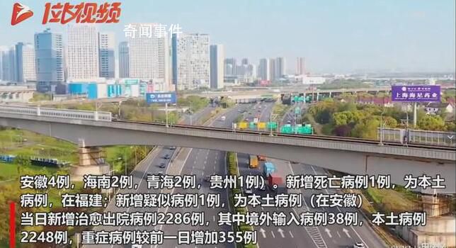 31省份昨增死亡病例1例 在福建
