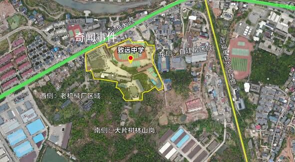 航拍分析胡鑫宇所在中學具體情況 現有信息指向胡鑫宇自行離校