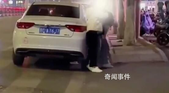 徐州男子當街暴打妻兒 目擊者發聲