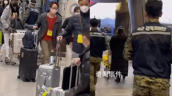 實(shí)拍韓國(guó)機(jī)場(chǎng):士兵全程跟隨中國(guó)旅客