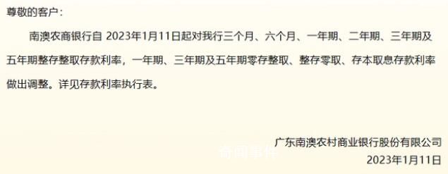 多家城農商行下調存款利率 五年期利率降幅相對較大