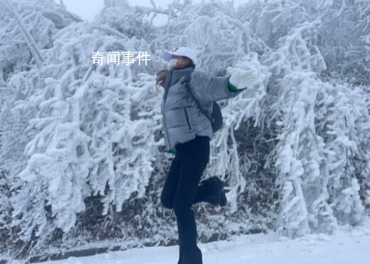 衡山看霧凇變大型溜冰現(xiàn)場 霧凇景觀有望越來越美