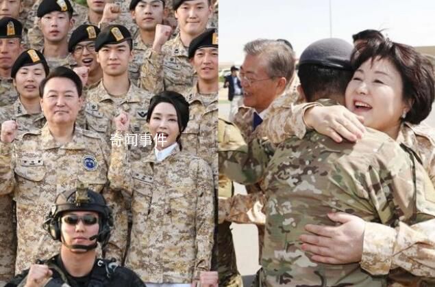 韓國第一夫人穿軍裝被批搶總統(tǒng)風(fēng)頭 金建希同尹錫悅一樣身著軍裝參加活動