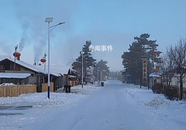 漠河游客:剛出門就想鉆回炕上