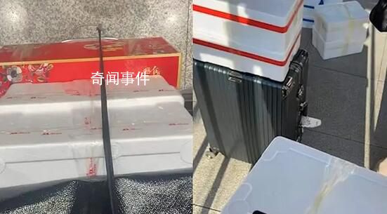 丹東站幾乎每人都拎著泡沫箱子 裝的是當地特色產品草莓