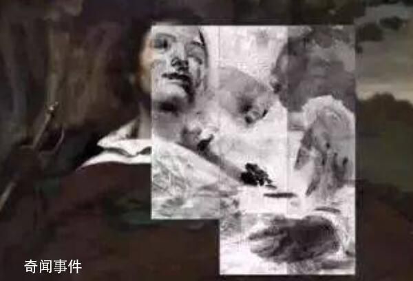 x光下的達芬奇的畫 躺著一個神秘女人
