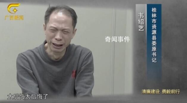 領導干部從車庫排隊去縣委書記家 韋紹藝個人資料簡介