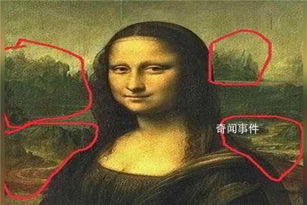 科學家用x光掃描蒙娜麗莎  蒙娜麗莎畫作細節