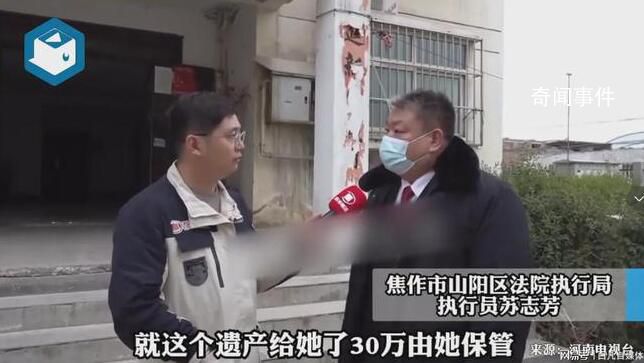 女兒為父看病 父親百萬拆遷款給兒子
