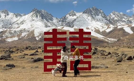 夫妻旅行結婚沿途搭囍字打卡 想把路邊的美好都裝進口袋