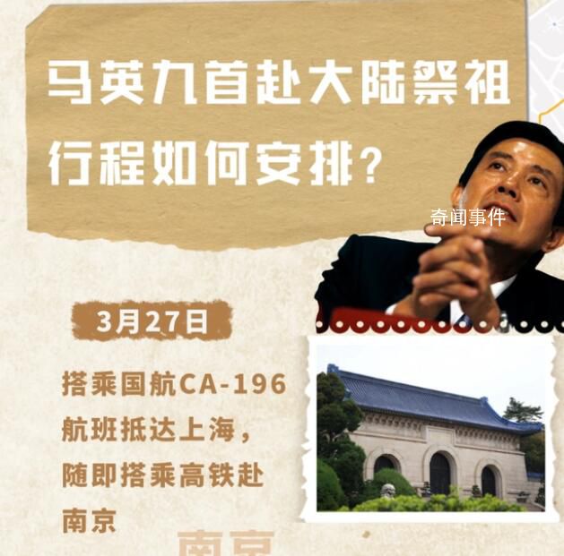 馬英九12天行程為何如此安排?