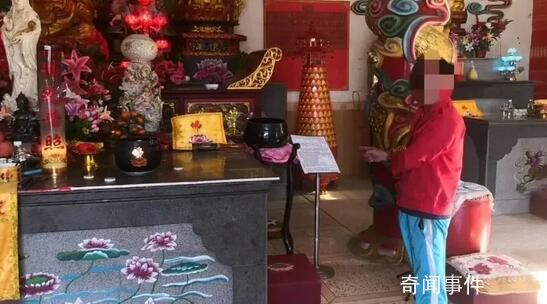 男子寺廟盜香油錢事后拜佛求保佑 案件在進一步偵辦中