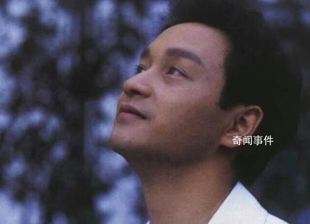 回顧張國榮生前最后一次亮相 一切都是悲傷的