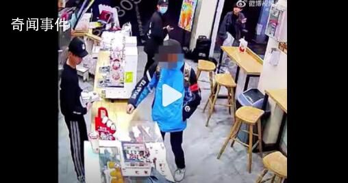 男子偽裝外賣小哥奶茶店偷外賣 店員識破后果斷報警