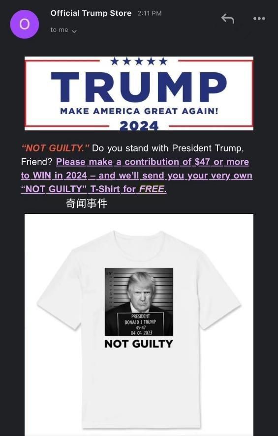 特朗普沒拍嫌犯照 競選團隊P了一張
