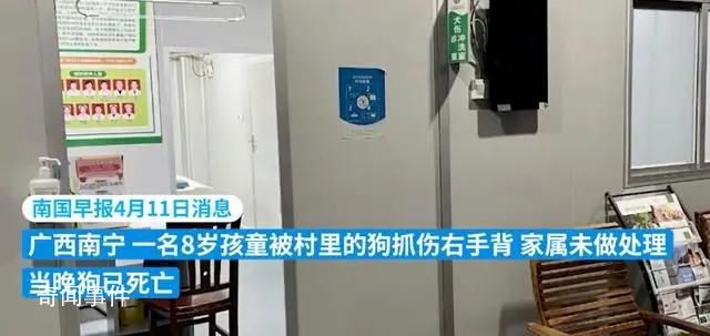 男孩被狗抓傷患狂犬病20天后死亡
