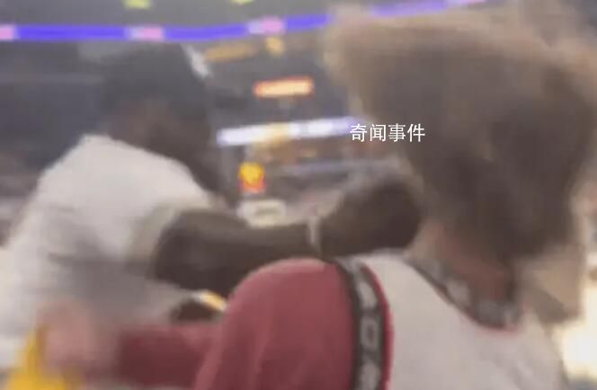 湖人球迷和灰熊球迷爆發(fā)沖突 湖人球迷狠揍灰熊球迷