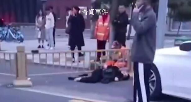 奔馳司機撞倒多名路人與環衛工 事故原因正在調查