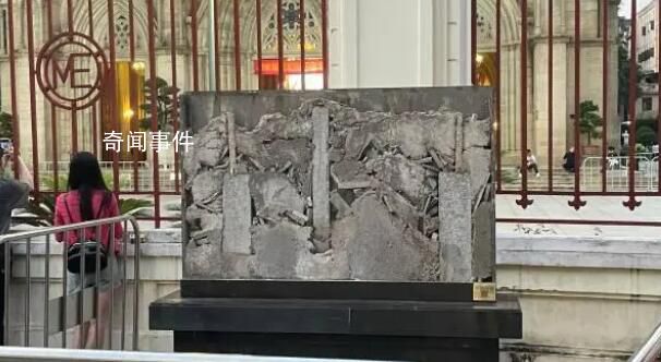 廣州圣心大教堂石碑碎了 令人震動和遺憾
