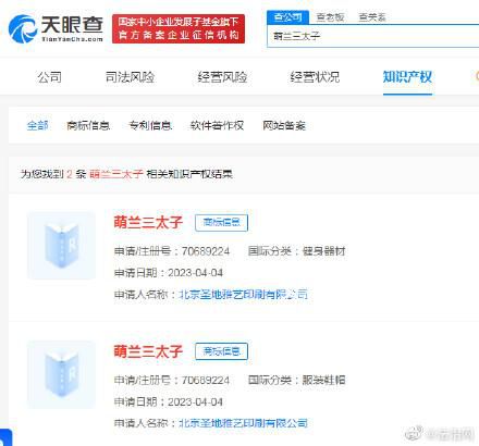 萌蘭三太子商標被搶注 當前商標狀態為等待實質審查
