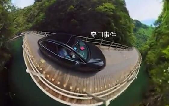 360度全景記錄車輛過(guò)恩施網(wǎng)紅浮橋 車過(guò)浮橋打開(kāi)車窗限速20碼并保持車距