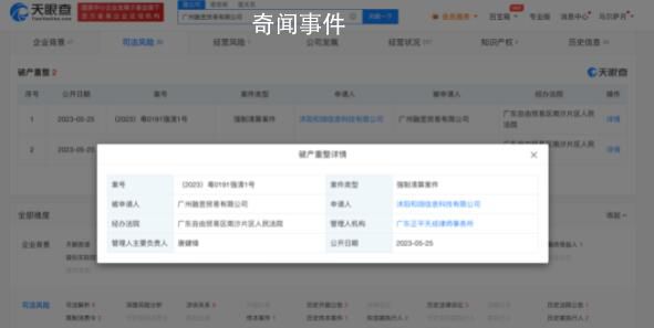 辛巴申請強制清算假燕窩公司 案件由廣東自由貿易區南沙片區人民法院經辦