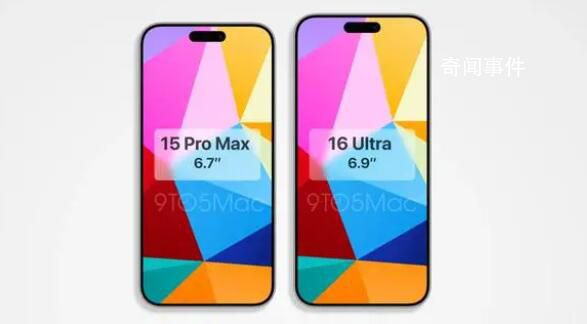iPhone16Pro機(jī)型為6.3和6.9英寸 具體什么情況
