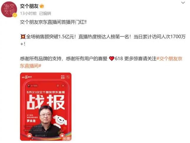 羅永浩直播賣房 上架1分鐘就被訂下
