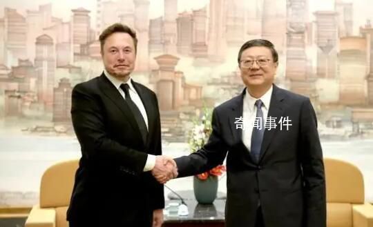上海市委書記陳吉寧會見馬斯克