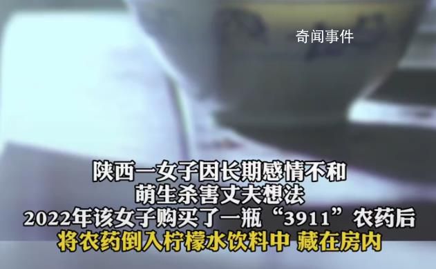女子將農(nóng)藥倒入飲料給丈夫喝獲刑 構(gòu)成故意殺人罪判處有期徒刑5年