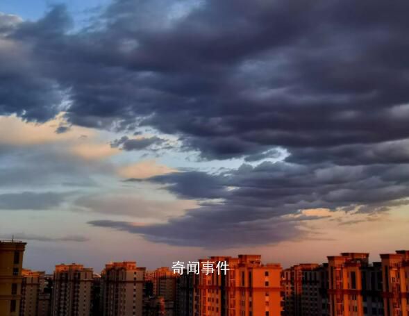 北京的云彩好似潑墨畫 畫面唯美治愈