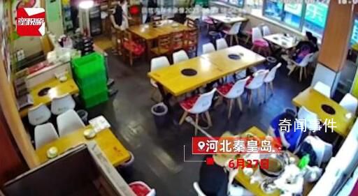 男子與人沖突進飯店廚房找菜刀 一言不合就用刀