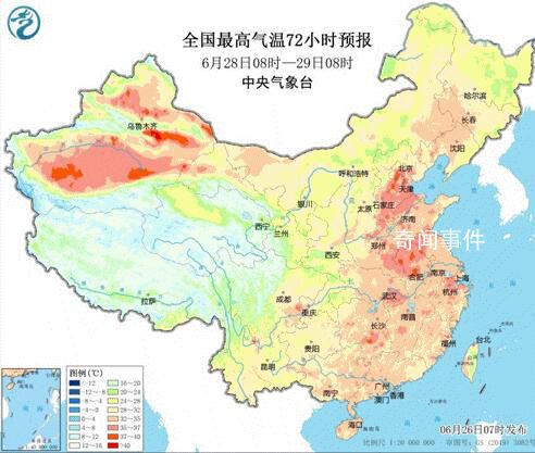 北方氣溫將高于南方四大火爐城市 本輪持續(xù)高溫北方為何會熱過南方