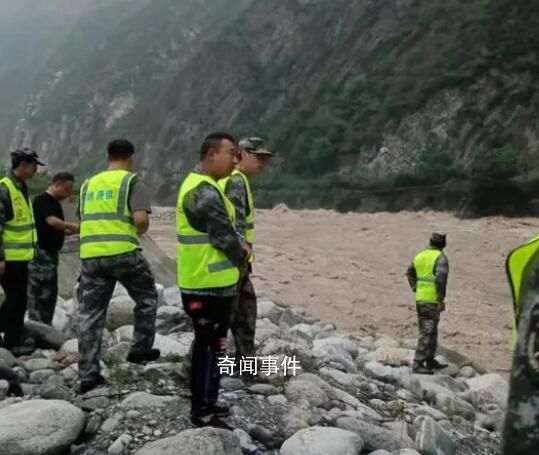 汶川突發山洪泥石流 7人失聯