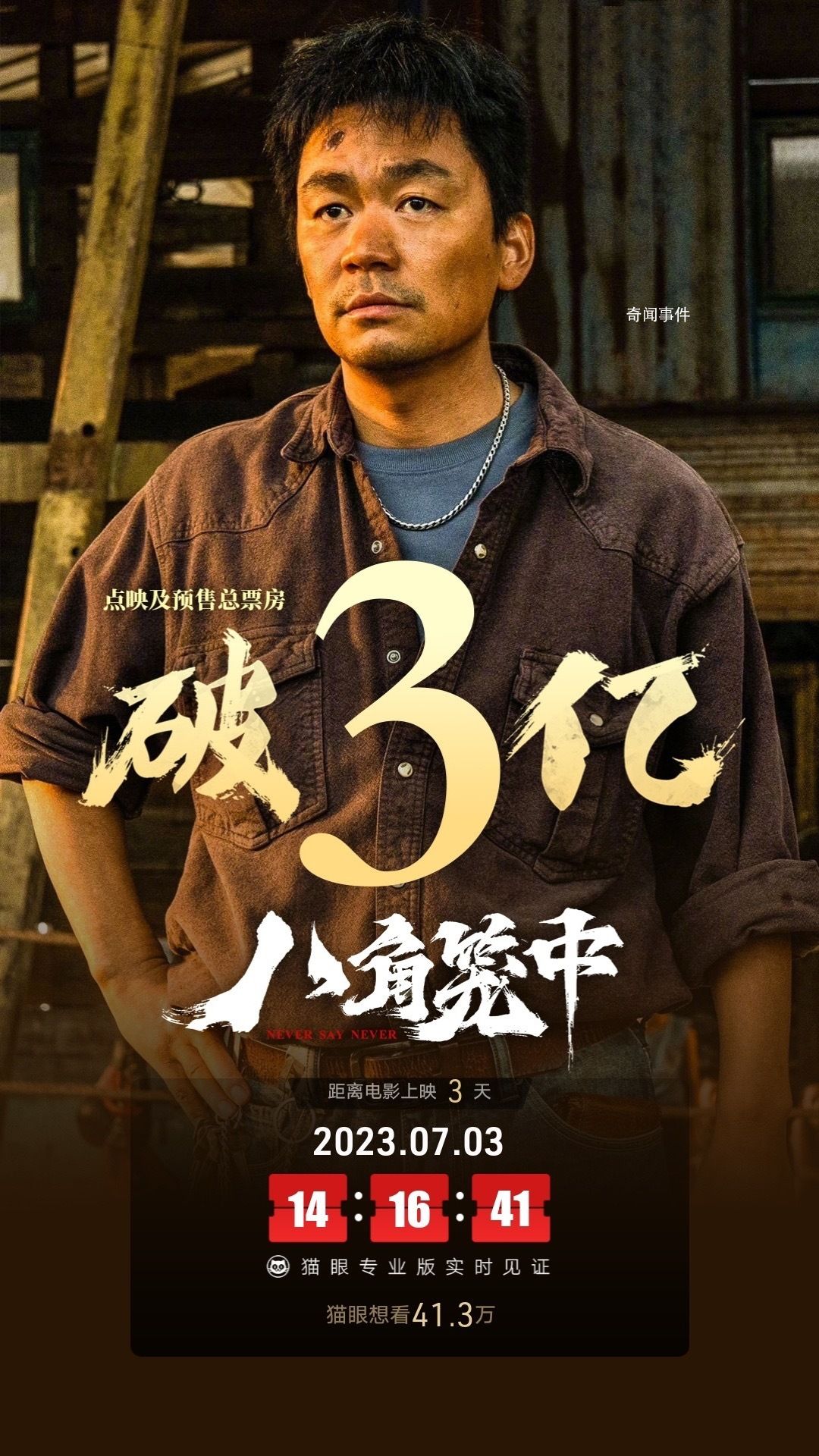 《八角籠中》點映票房破紀錄 已經(jīng)突破3億元