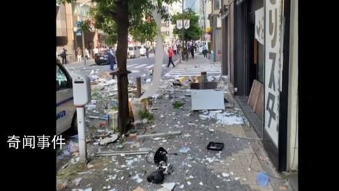 東京大樓爆炸瞬間 有人高喊快逃