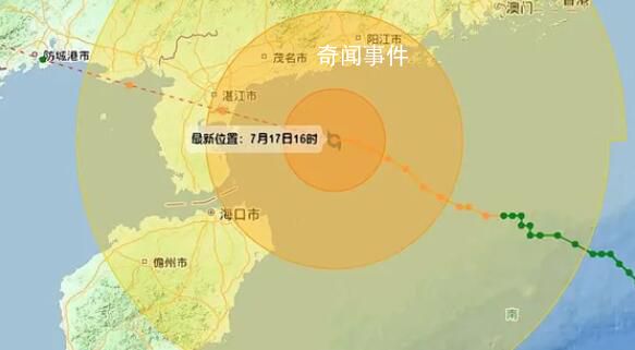 廣東湛江將正面迎接臺風泰利 強度維持或略有增強