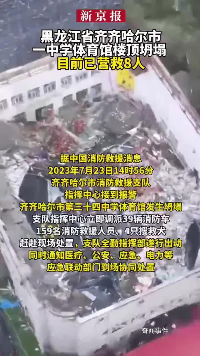 中學體育館坍塌 居民:排球隊正訓練