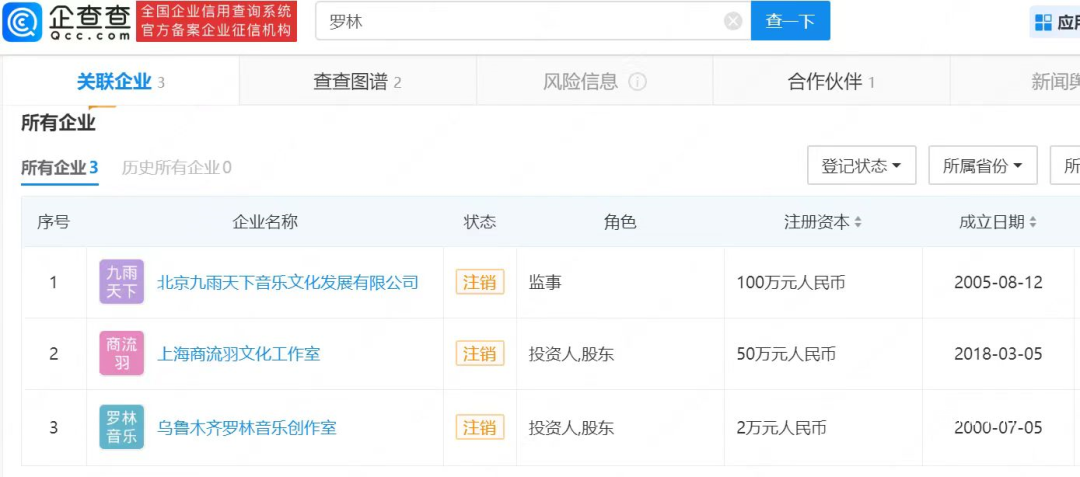 刀郎名下企業(yè)均已注銷 為什么注銷怎么回事