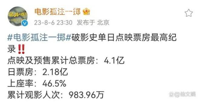 《孤注一擲》提檔 2023年暑期檔又一部爆款電影來了
