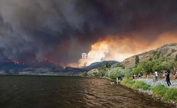 實(shí)拍加拿大林火:宛如世界末日