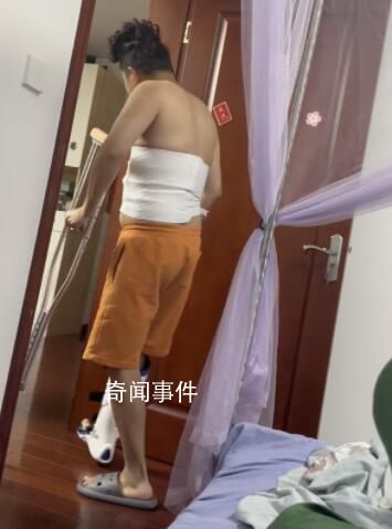 男子腿傷要求送貨上門被懟腿斷了 實(shí)在是令人氣憤
