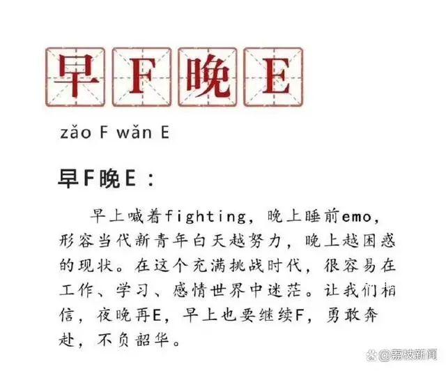 “早F晚E”熱梗遭調侃 背后原因為何
