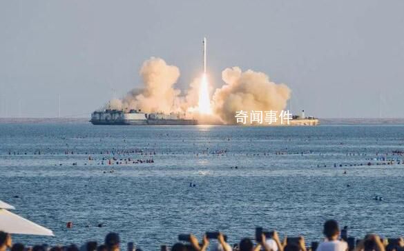 中國民營火箭首次海上發射成功 將天啟星座21星-24星共4顆衛星順利送入預定軌道