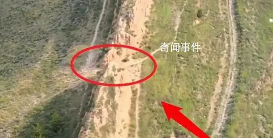 航拍被挖斷的明長城 兩名犯罪嫌疑人已被刑事拘留