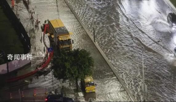 暴雨后廣深多路段出現內澇 龍崗所有應急避難場所開放