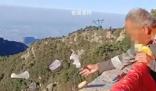 泰山景區回應環衛工扔垃圾下山 后續將展開垃圾撿拾工作